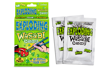 Exploding Wasabi Candy