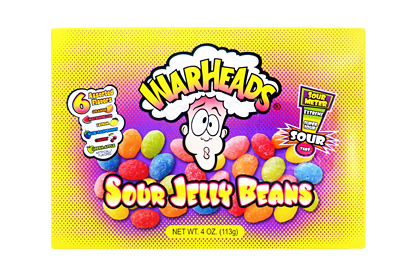 Warheads Sour Jelly Beans (12 x 113g)