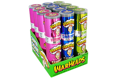 Warheads Super Sour Spray Candy (Box of 12)