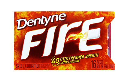 Dentyne Fire Gum Spicy Cinnamon 16 Pack (18 x 9 x 24g)