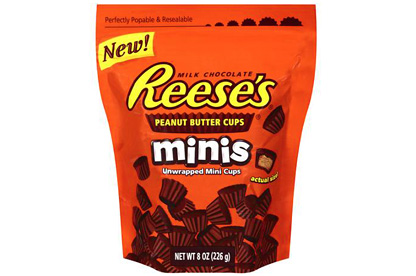 226g peanut cups butter mini minis reese reeses unwrapped chocolate