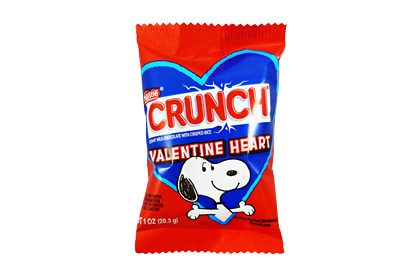 Nestle Crunch Milk Chocolate Valentine Heart