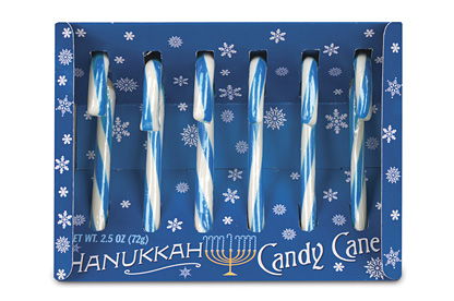 Hanukkah Candy Canes