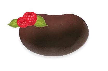 Raspberry Jelly Belly Chocolate Dips (50g)