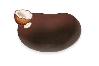 Coconut Jelly Belly Chocolate Dips (50g)