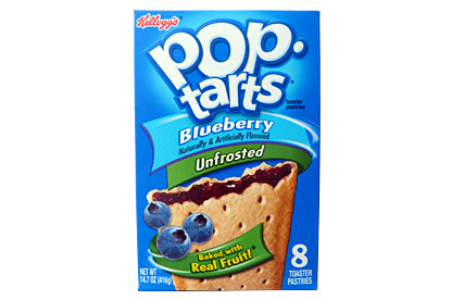 Unfrosted Blueberry Pop-Tarts (12 x 8 pastries)