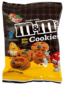 M&M's Bite Size Cookies (Box of 30)