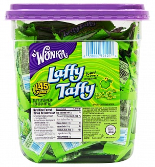 Sour Apple Laffy Taffy Minis (145ct tub)