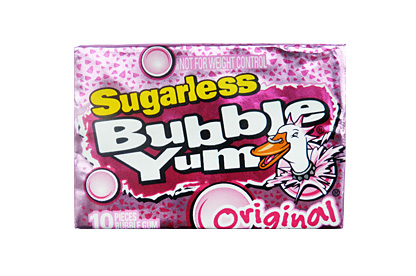 Sugarless Original Bubble Yum (Box of 12)