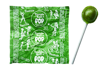 Green Apple Tootsie Pop
