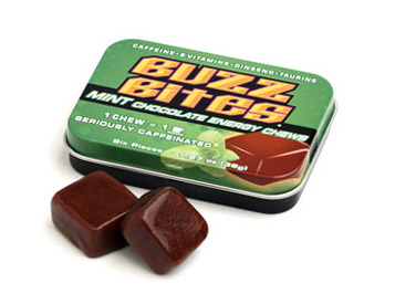 Buzz Bites Mint Chocolate Energy Chews Tin