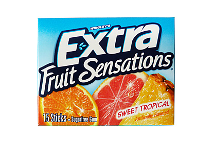 Sweet Tropical Extra Fruit Sensations Gum