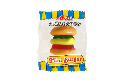efrutti Gummi Candy Mini Burger (8 x 60 x 9g)