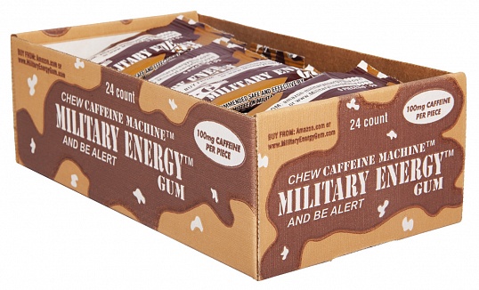 Cinnamon Military Energy Gum (Box of 24)