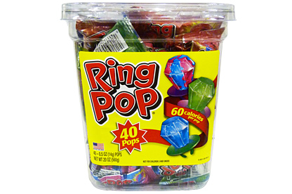 Ring Pops (Tub of 40)