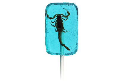 Blueberry Scorpion Lollipop