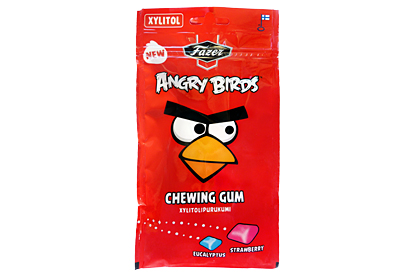 Fazer Angry Birds Red Bird Chewing Gum (Box of 24)
