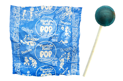 Blueberry Tootsie Pop