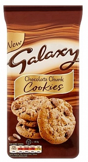 Galaxy Cookies Chocolate Chunk (8 x 180g)