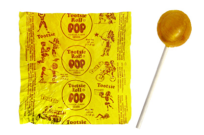 Banana Tootsie Pop