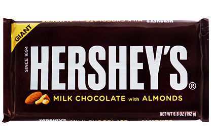 Giant Hershey's Milk Chocolate with Almonds (12 x 192g)