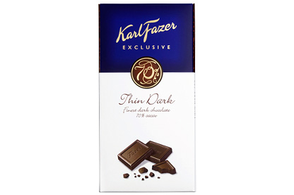 Karl Fazer Exclusive 70% Cocoa Dark Chocolate (80g)