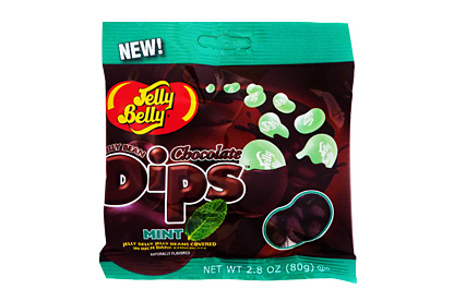 Mint Jelly Belly Chocolate Dips (80g)