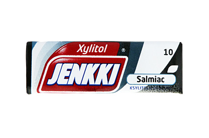 Jenkki Salmiak Gum (Xylitol) (Case of 20)