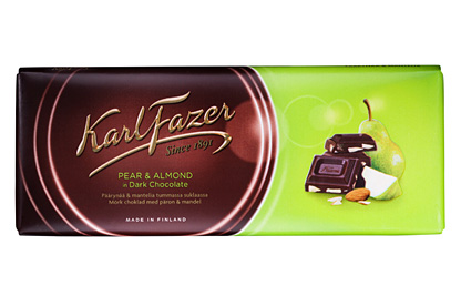 Fazer Dark Chocolate with Pear & Almond (200g)