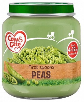 Cow&gate Peas Jar (6 x 125g)
