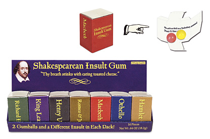 Shakespearean Insult Gum