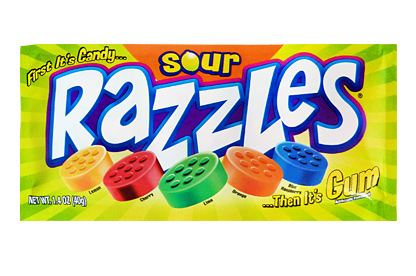 Sour Razzles (Box of 24)