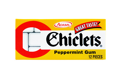 Chiclets chewing clearance gum