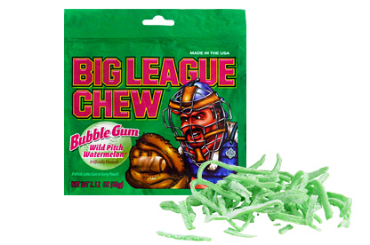 Watermelon Big League Chew Bubble Gum (Box of 12)