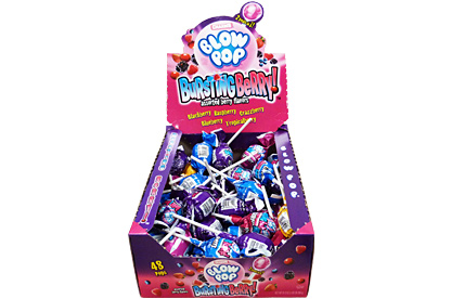 Bursting Berry Blow Pops (Box of 48)