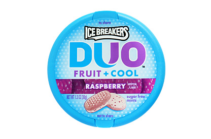 Ice Breakers Duo Raspberry (Box of 8)