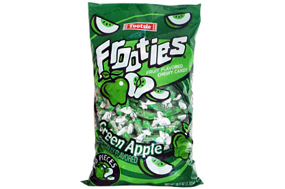 Tootsie Frooties Green Apple 360 Pack (1.1kg)