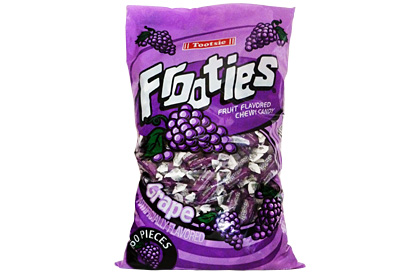 Grape Tootsie Frooties 360ct (1.1kg) Bag
