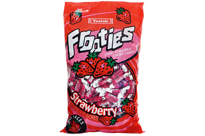 Strawberry Tootsie Frooties 360ct (1.1kg) Bag