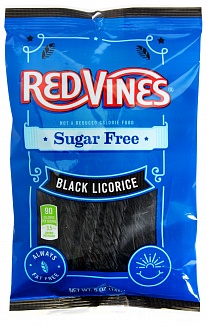 Red Vines Sugar Free Black Licorice (12 x 141g)