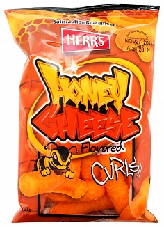 Herr's Honey Cheese Curls (28g) (Case of 42)