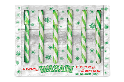 Wasabi Candy Canes