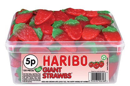 Giant Strawbs (120 pieces)
