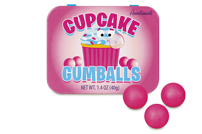 Vanilla Flavour Cupcake Gumballs