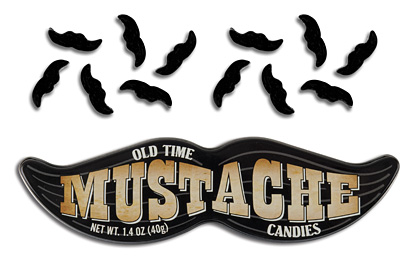 Old Time Moustache Candies
