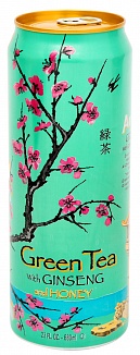 Arizona Green Tea with Ginseng and Honey (680ml) (Case of 24)