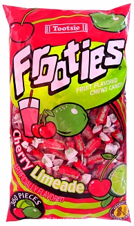 Cherry Limeade Tootsie Frooties 360ct (1.1kg) Bag