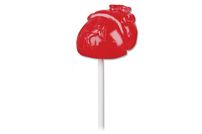 Anatomical Heart Lollipop