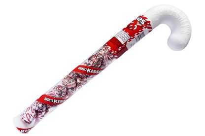 Hershey's Candy Cane Kisses Holiday Canes (Case of 12)