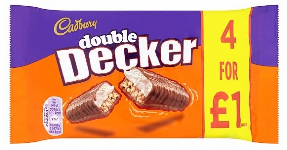 Cadbury Double Decker 4pk PM£1 (8 x 160g)